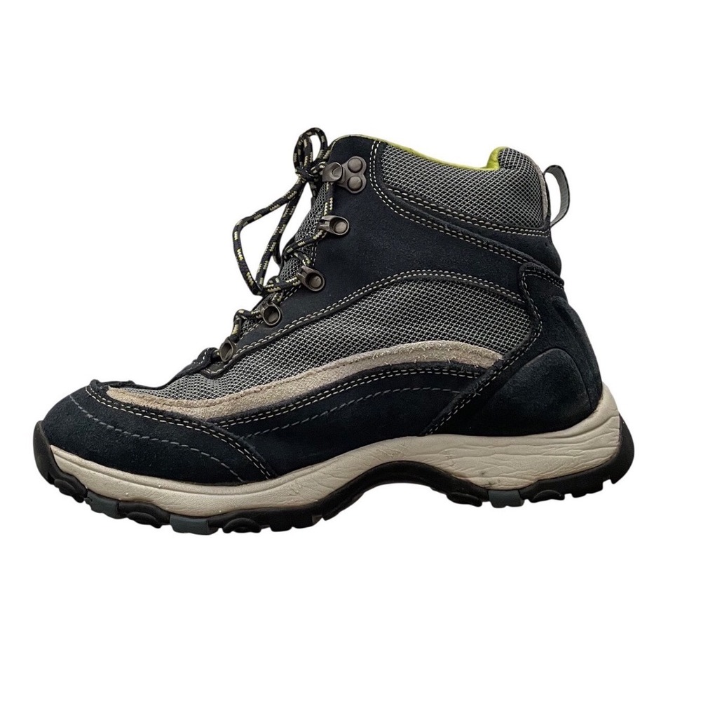 LL‎ Bean Tek 2.5 7.5 Snow Waterproof Hiking Suede Boots Blue PrimaLoft Outdoors